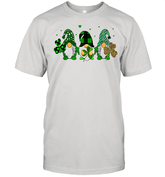 Hippie Gnomes Plaid Happy St Patrick’s Day 2021 shirt
