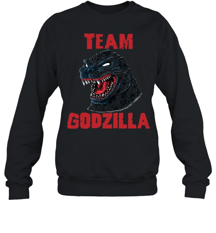 Team Godzilla With King Kong vs Godzilla Movie 2021 shirt Unisex Sweatshirt