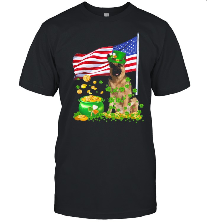 The Dog Ameriacn Flag Irish shirt