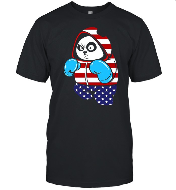 USA United States Boxing Panda Bear shirt