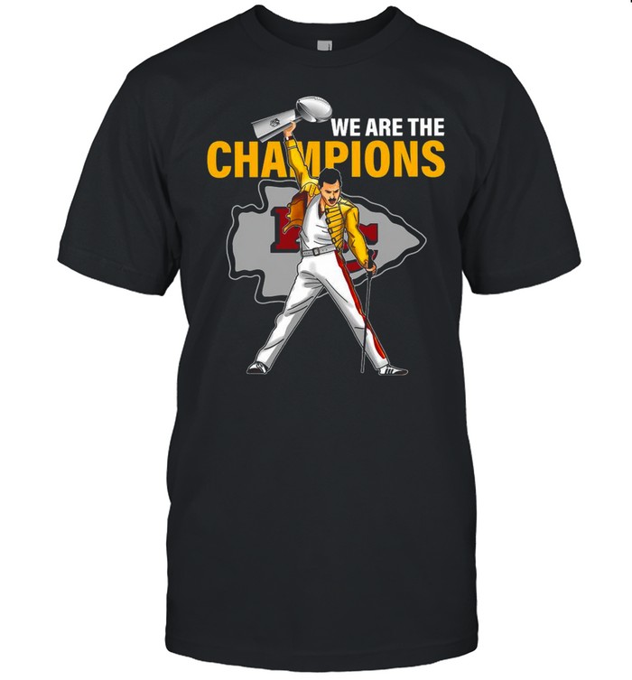 Freddie Mercury We Are The Champions Kansas City Chiefs shirt