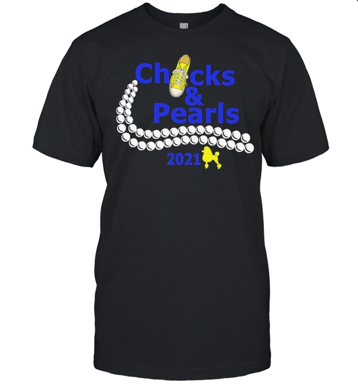 Kamala Harris Dog Chucks and Pearls 2021 shirt