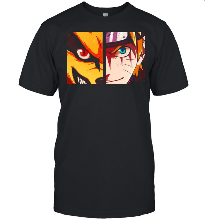 Kurama and Naruto face 2021 shirt