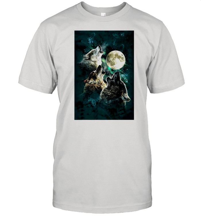 The Mountain Men’s Three Wolf And Moon shirt