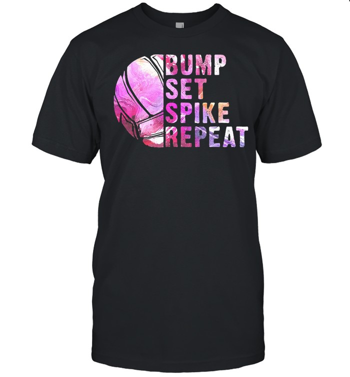 Bump set spike repeat tshirt