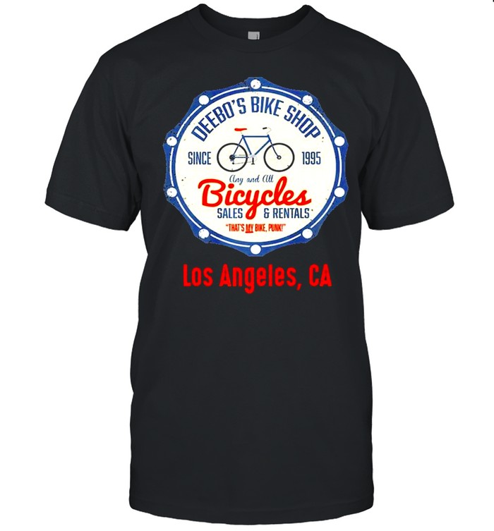 Los Angeles  Funny Deebos Bike Rentals Joke shirt