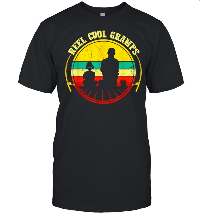 Reel Cool Gramps Fathers Day Fishing shirt