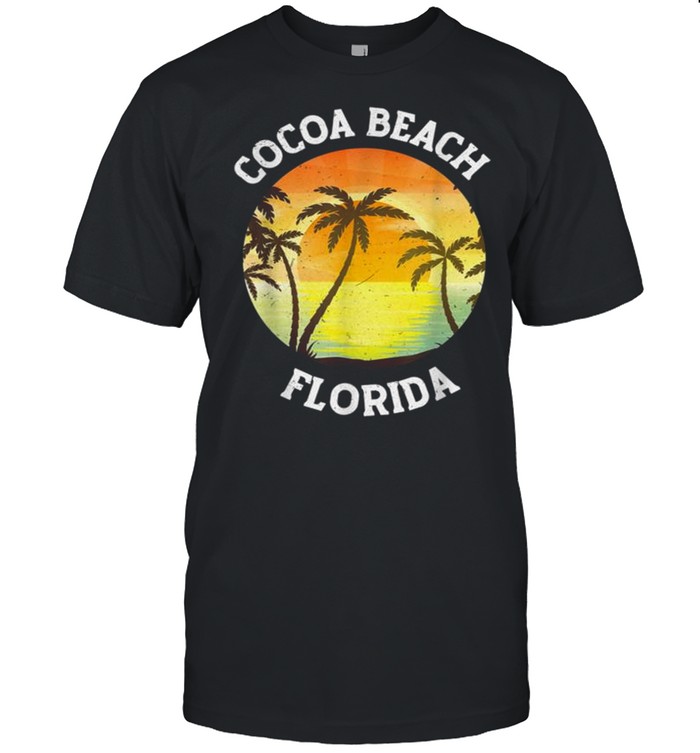Vintage Cocoa Beach Florida Fl Retro 70s 80s Beach Souvenir shirt