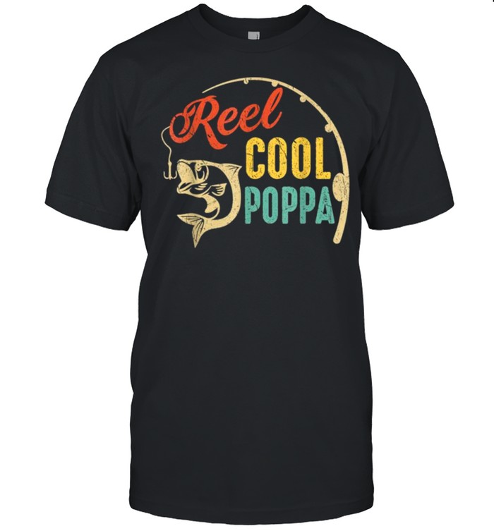 Vintage Fishing Reel Cool Poppa shirt