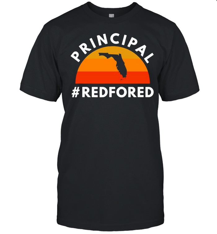 Principal Red For Ed Florida Public Education Supp Vintage shirt
