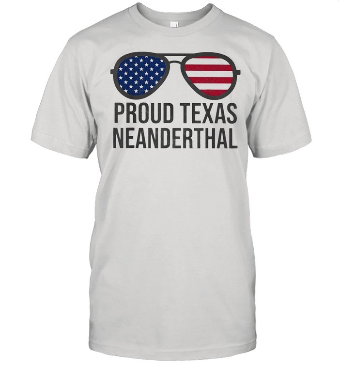 American flag Proud Texas Neanderthals 2021 shirt