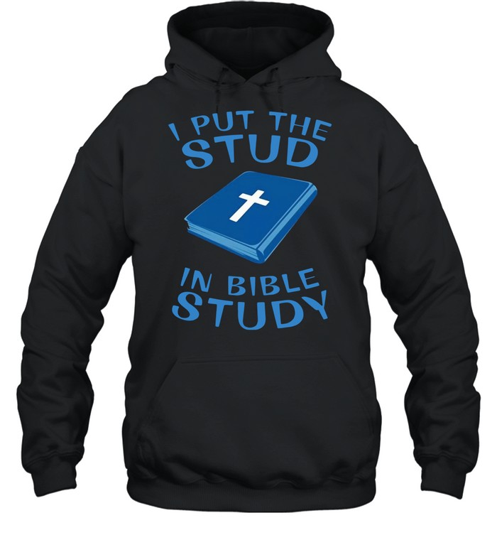 I put the stud in bible study shirt Unisex Hoodie