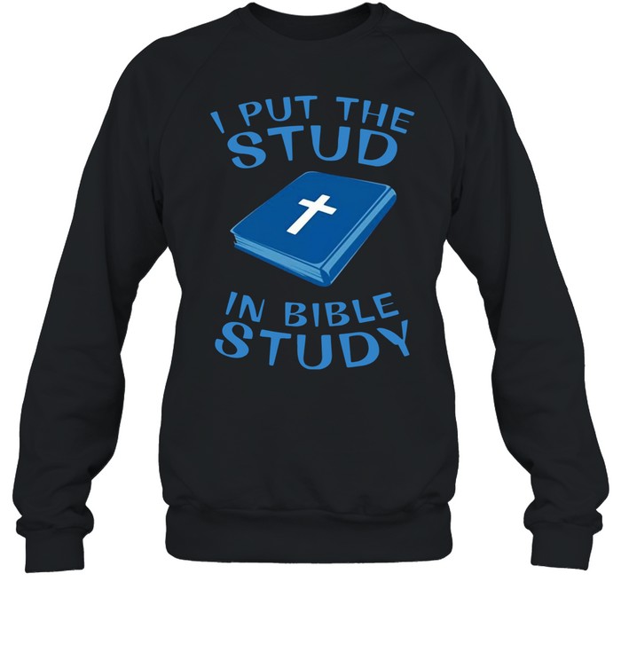 I put the stud in bible study shirt Unisex Sweatshirt