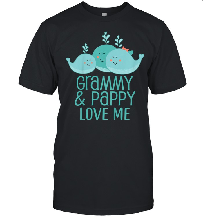 Kids Grammy and Pappy Love Me shirt