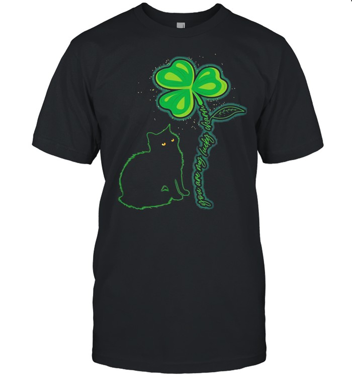 St Patricks Day Black Cat Shirt My Lucky Charm Shirt