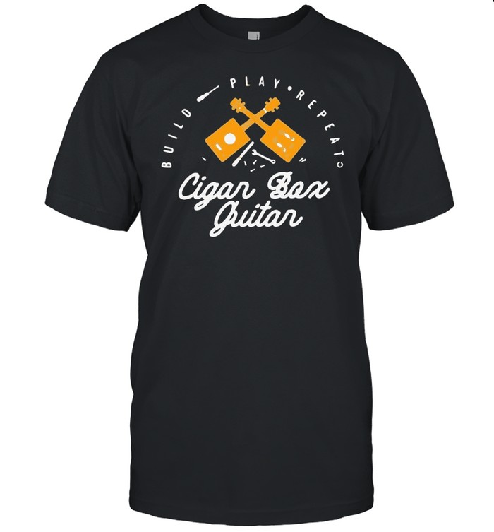 Cigar Box Guitar Guitarist Bassist Music Lover T-shirt