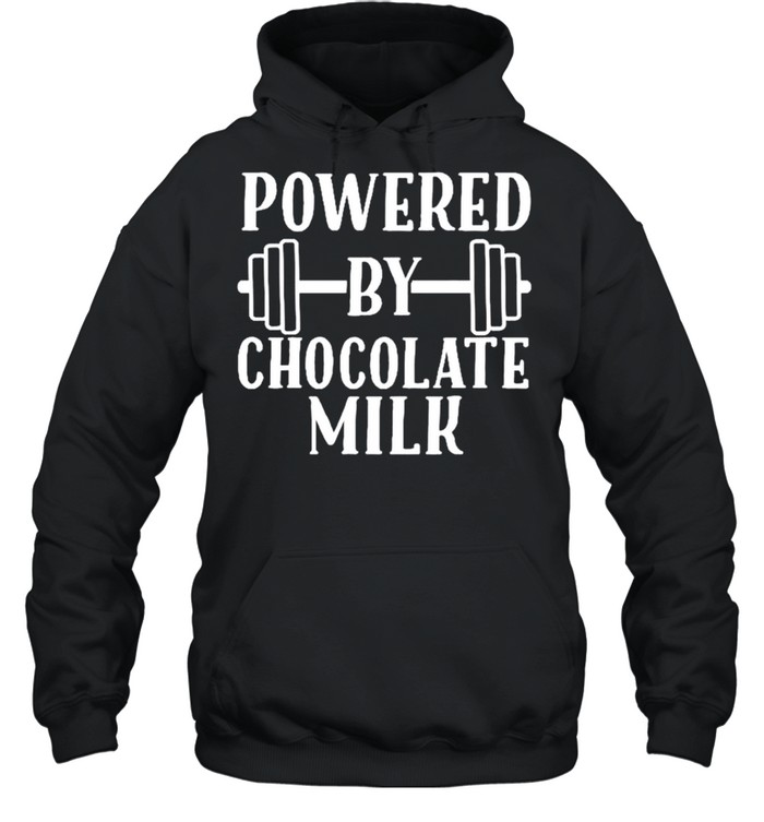 powered by chocolate milk shirt Unisex Hoodie
