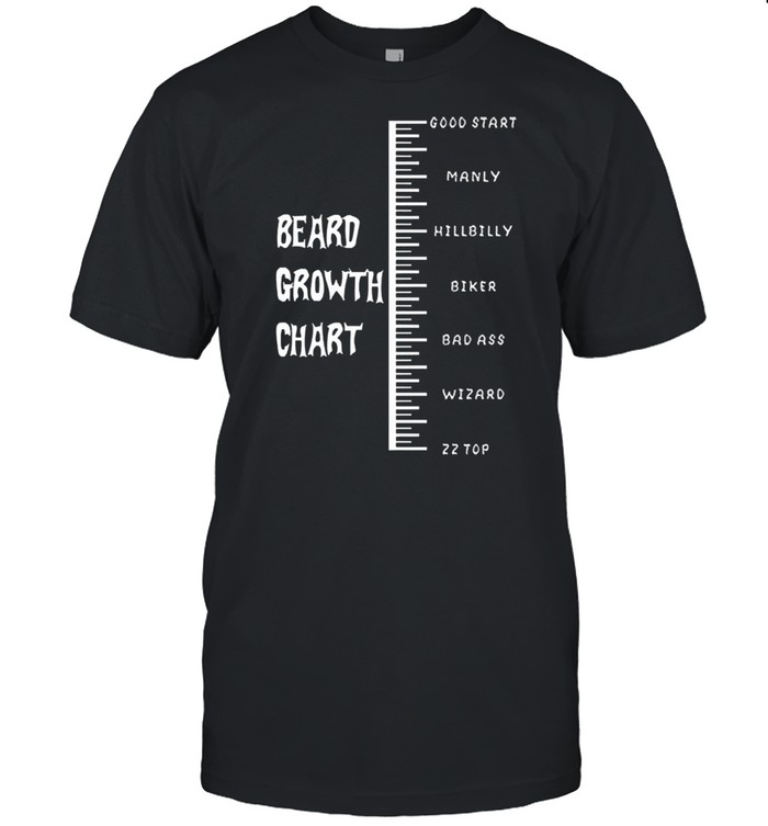 Beards growth chart 2021 shirt