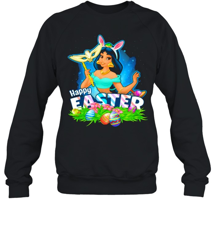 Happy Easter Day 2021 Egg Jasmine Disney Unisex Sweatshirt