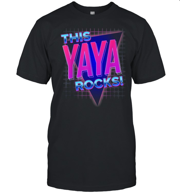 This Yaya Rocks Rockn Grandma shirt