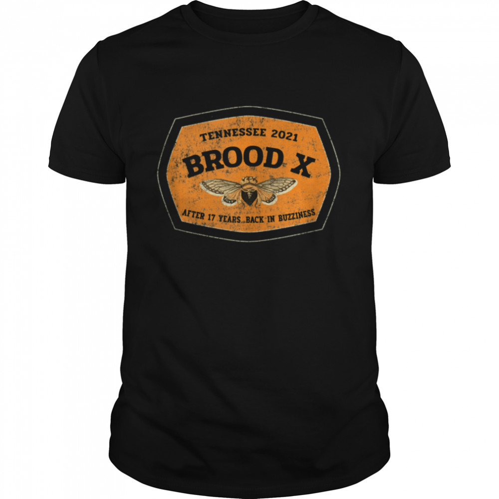 Tennessee 2021 Great Eastern Brood X Cicada ReEmergence shirt