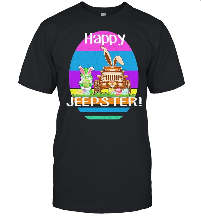 Gnome And Jeep Happy Jeepster Easter shirt