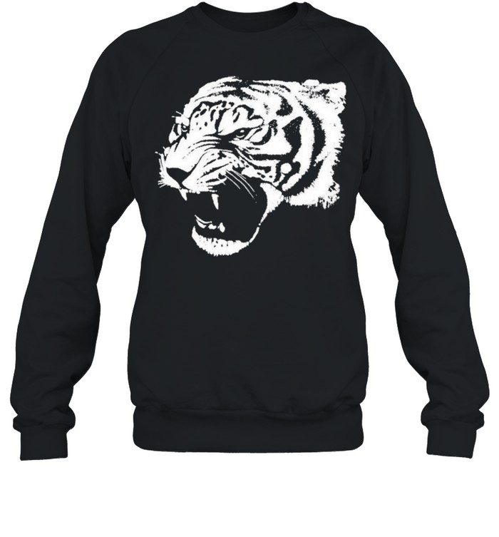 Tiger Face Art Graphic Great  Unisex Sweatshirt
