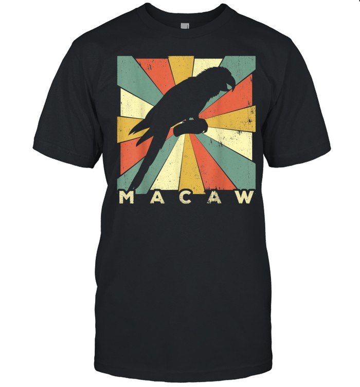 Vintage Macaw Retro Style Animal shirt