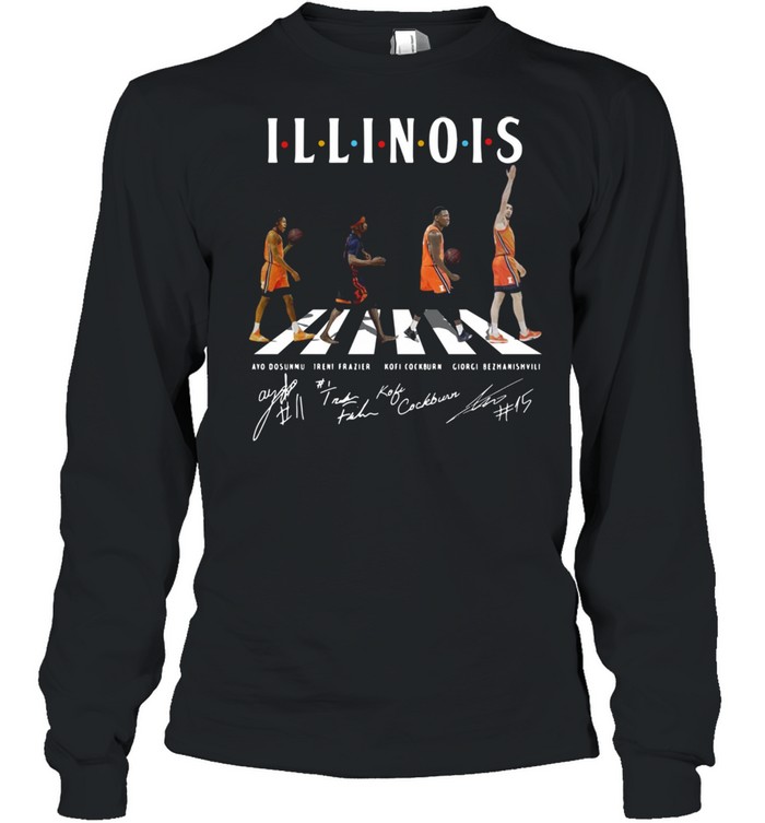 Illinois Fighting Road Abbey Signatures shirt Long Sleeved T-shirt