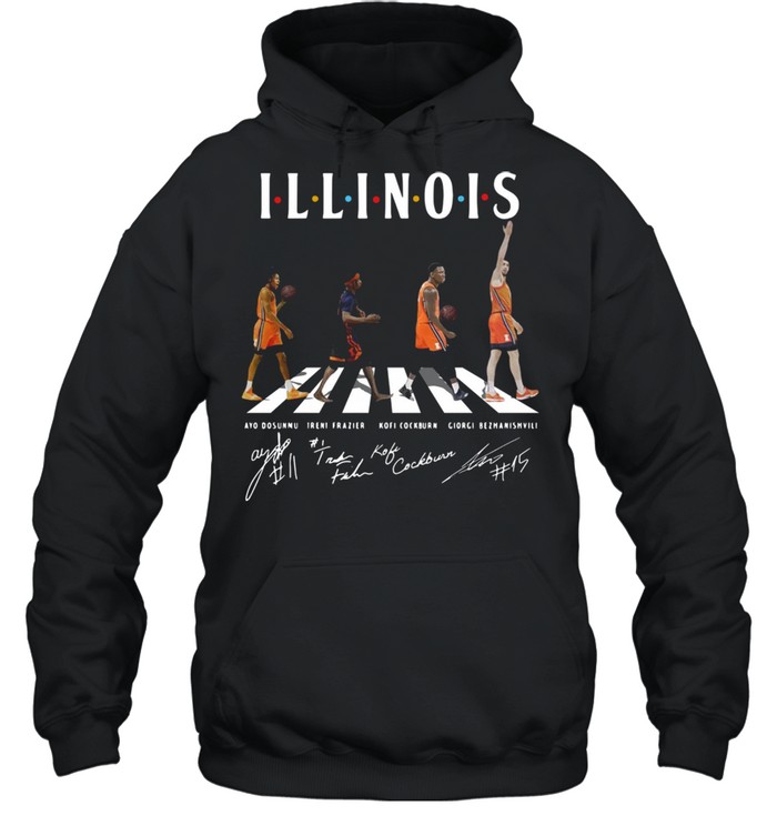 Illinois Fighting Road Abbey Signatures shirt Unisex Hoodie