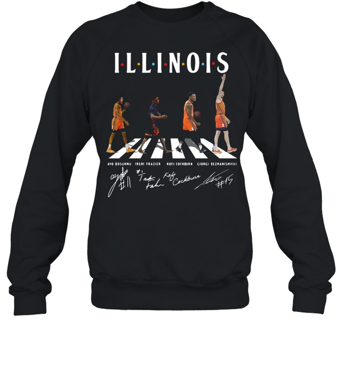 Illinois Fighting Road Abbey Signatures shirt Unisex Sweatshirt