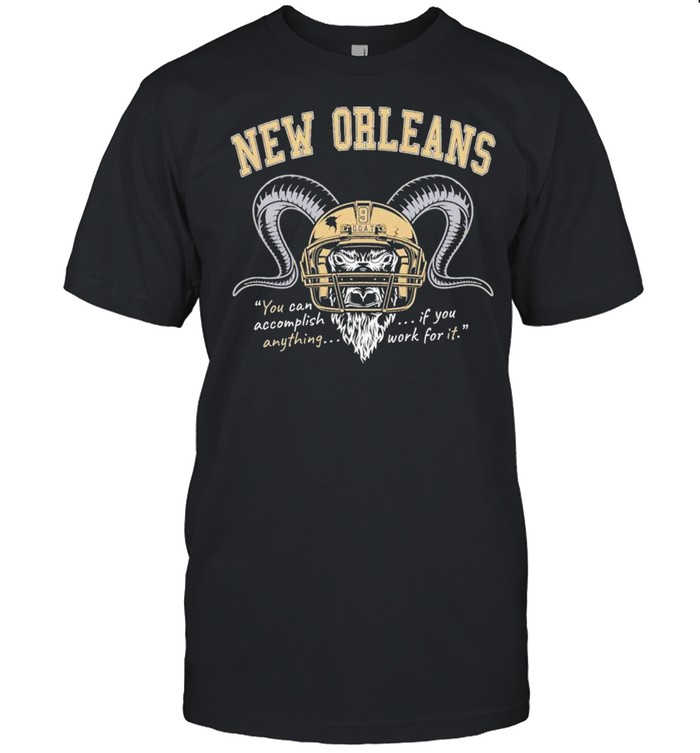 Vibeink NOLA Football Fans Goat #9 Greatest of All Time Classic Dri Power shirt