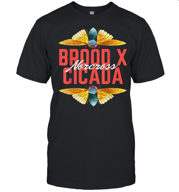 Brood X Cicada Invasion Norcross Georgia Bug 2021 shirt