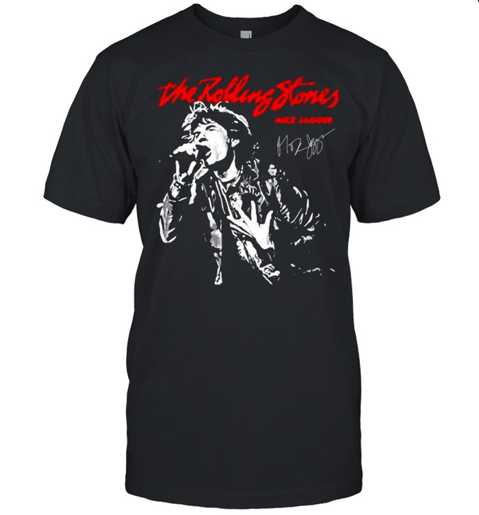 The Rolling Stones Mick Jagger Signature Shirt