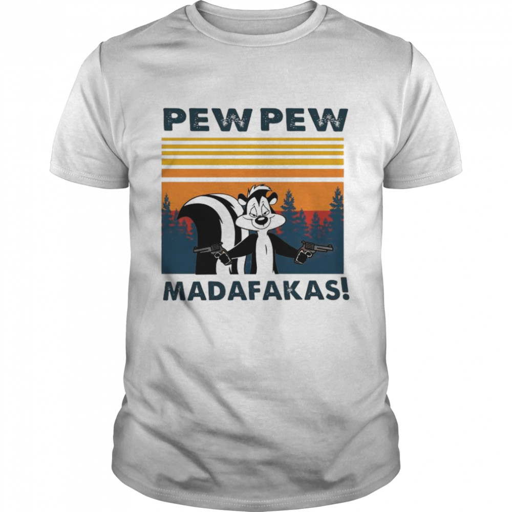 Looney Tunes Rabbits Pew Pew Madafakas Vintage shirt