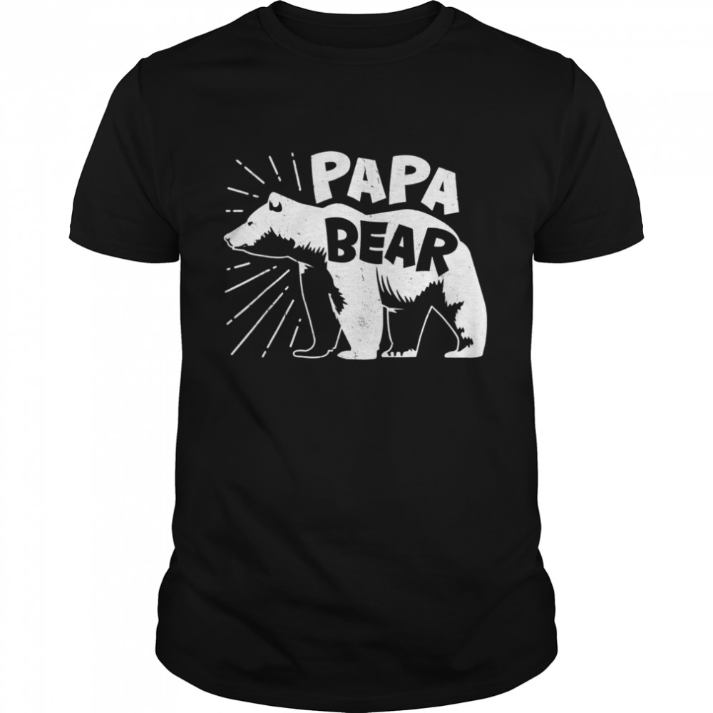 Papa Bear Best Dad Fathers Day Father shirt