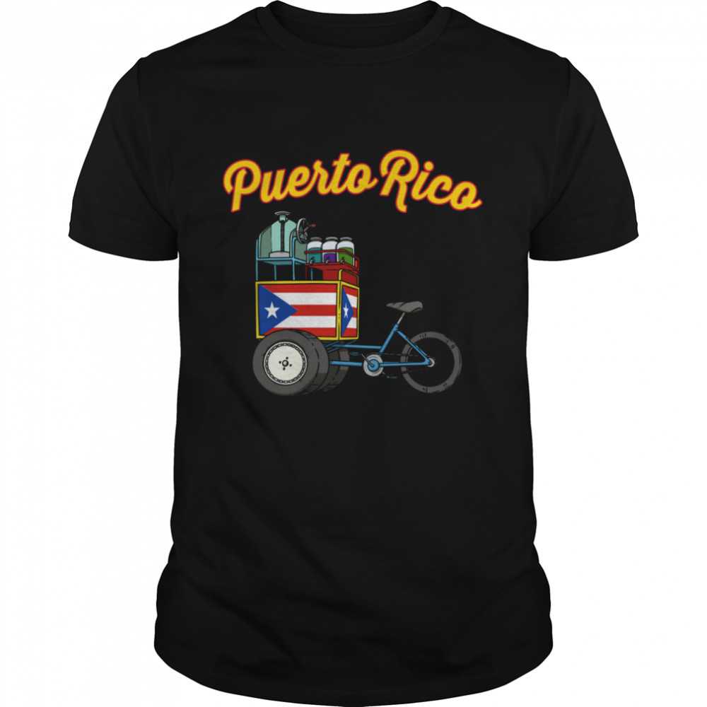 Puerto Rico Piragua Cart Puertorriquenos shirt