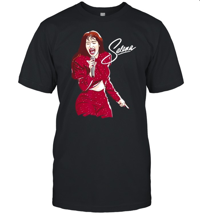 Selenas 80s Quintanilla Funny Music Signature Shirt