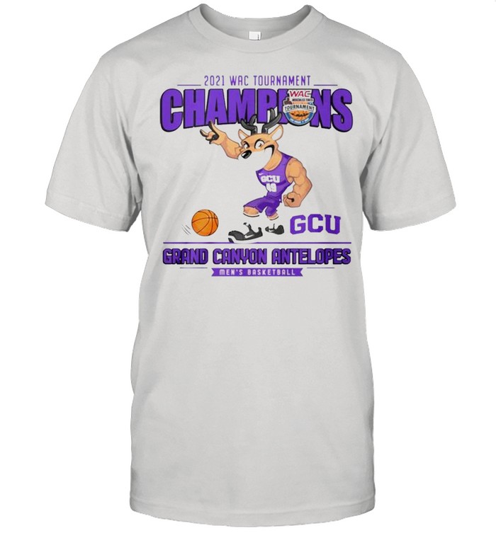 2021 WAC tournament champions GCU grand canyon antelopes men’s basketball shirt
