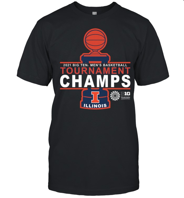 Illinois Basketball 2021 BIG Tournament Championship shirt