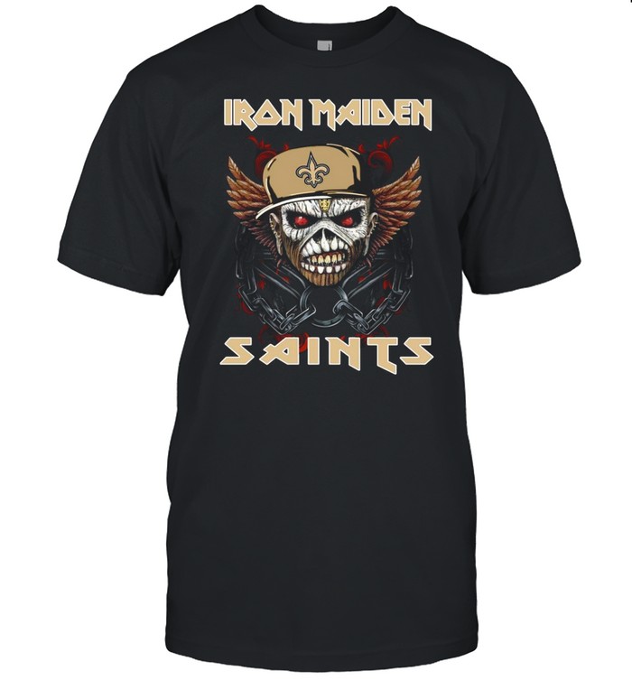 Iron Maiden Skull New Orleans Saints 2021 shirt