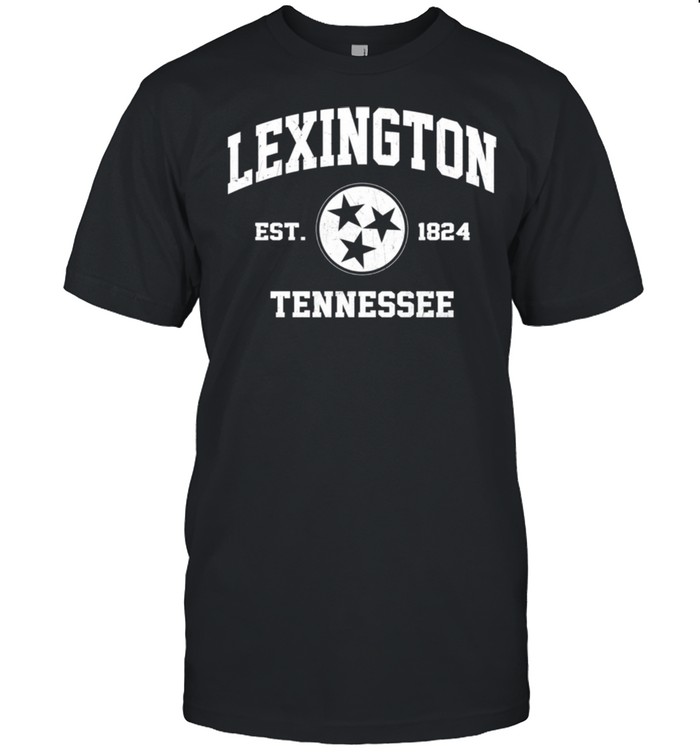 Lexington Tennessee TN vintage state Athletic style shirt