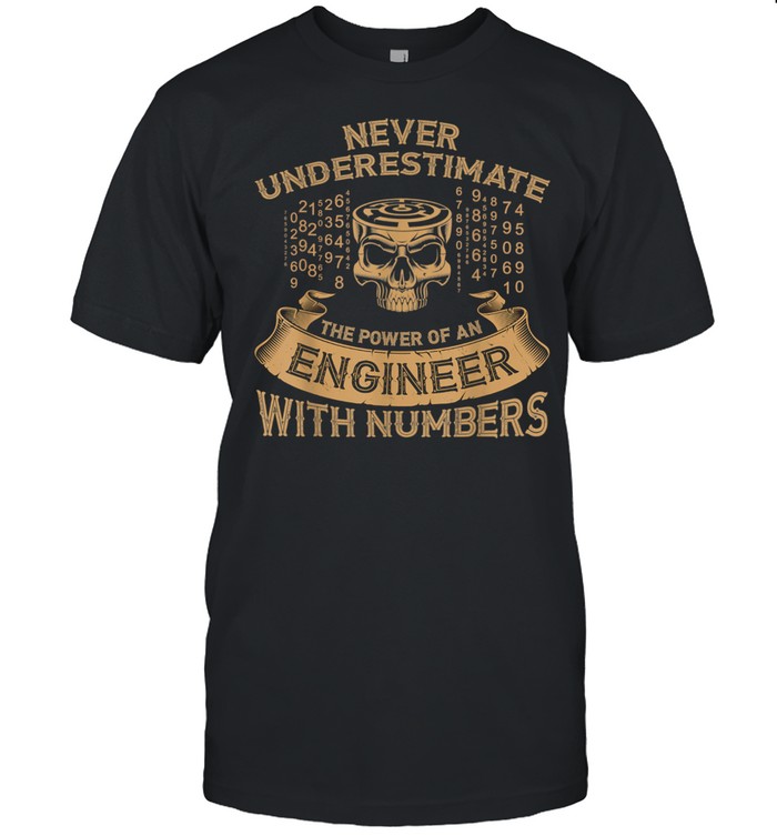 Never Underestimate The Power of An Engineer shirt