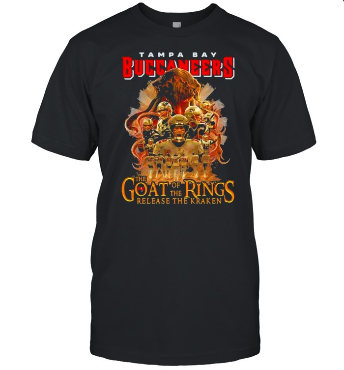Tampa Bay Buccaneers The Goat Of The Rings Release The Kraken Shirt