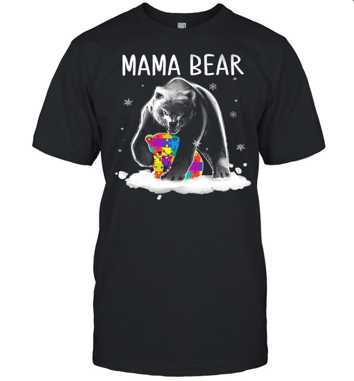 Autism mama bear shirt