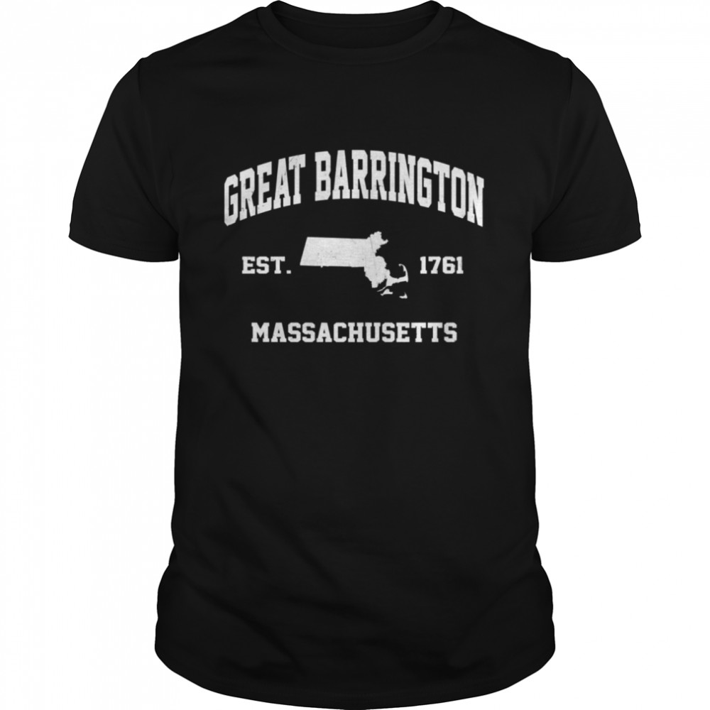 Great Barrington Massachusetts MA vintage state Athletic shirt
