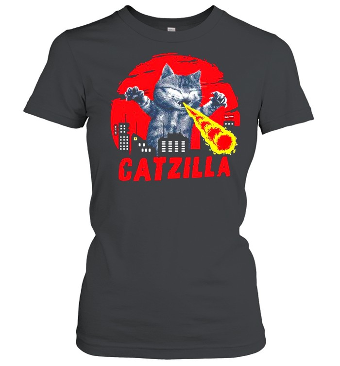 Kawaii Catzilla shirt Classic Women's T-shirt