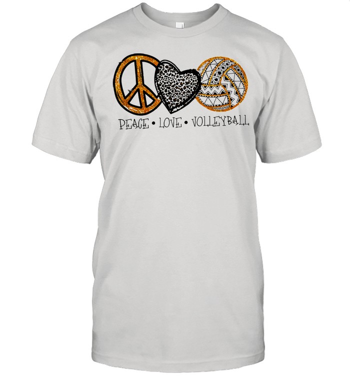 Peace love Volleyball shirt