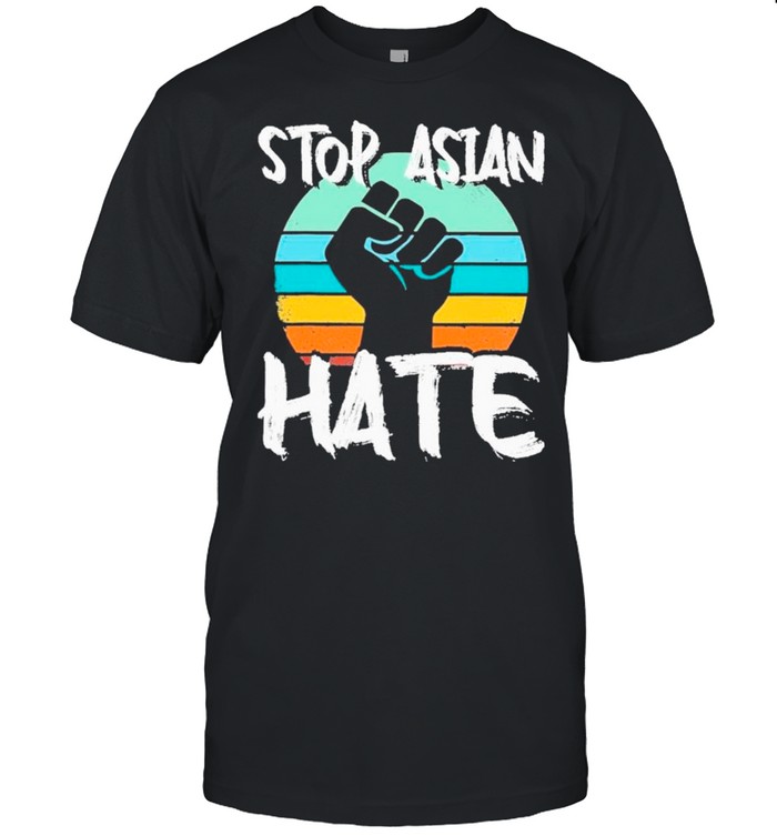 Stop Asian Hate Retro Vintage shirt