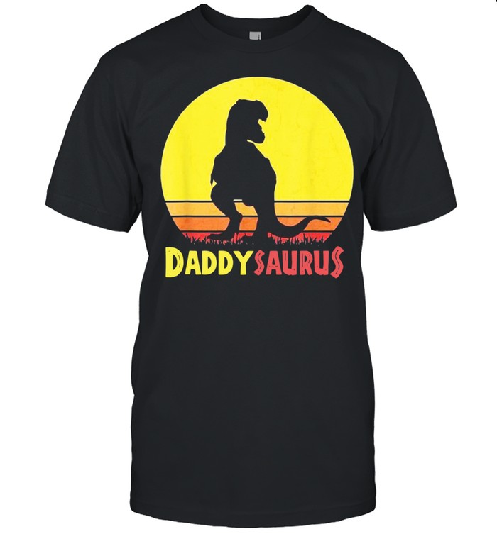 Trex Dinosaur Papasaurus Daddy Saurus Family Matching Vintage shirt
